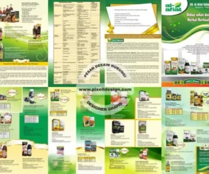 desain brosur flyer iklan produk kesehatan obat herbal 5