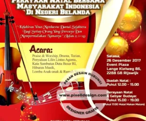 desain iklan brosur flyer kegiatan ibadah natal 6