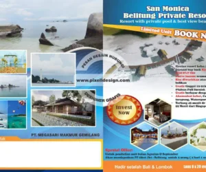 desain iklan flyer brosur hotel resort