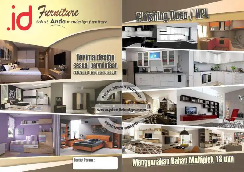 desain iklan flyer brosur produk furniture interior mebel 3